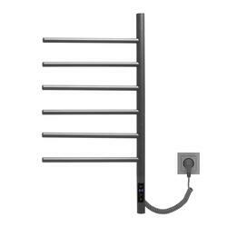 Полотенцесушитель электрический Vincea VTD-1S2CGE 43х80, графит, таймер