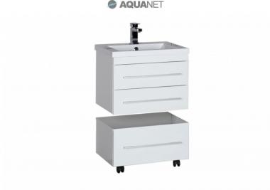 Мебель для ванной тумба Aquanet Нота 58 005 белый глянец 171483	
