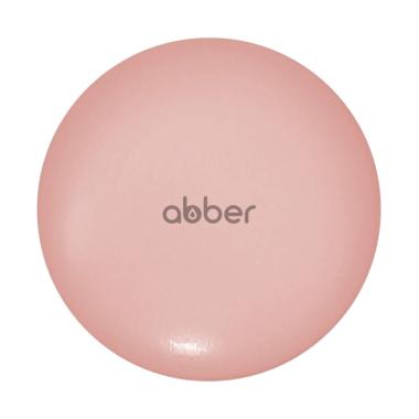 Накладка на слив для раковины ABBER AC0014MP розовая матовая, керамика	