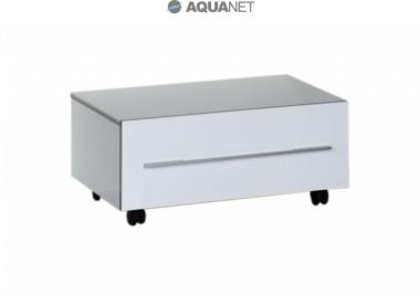 Мебель для ванной тумба Aquanet Нота 75 подкатная белый глянец 170736	