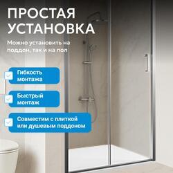 Душевая дверь ABBER Schwarzer Diamant AG301105