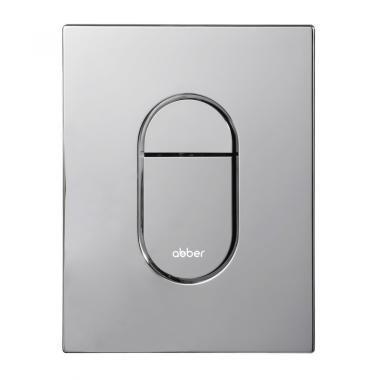 Кнопка смыва ABBER AC0124 пневматическая, хром глянцевый	
