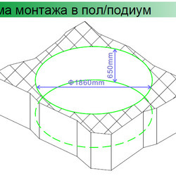 Акриловая ванна Gemy G9090 O