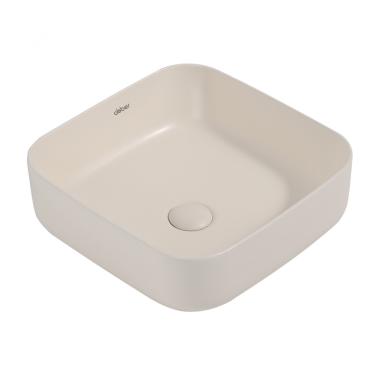 Раковина накладная ABBER Rechteck AC2211MBE светло-бежевая матовая	