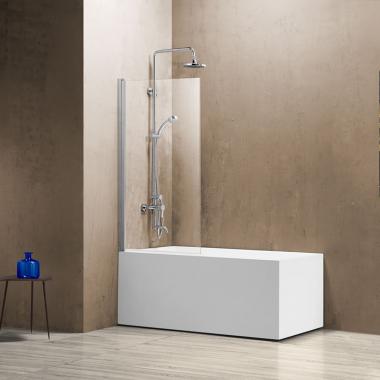 Душевая шторка на ванну VSB-11800CL, 800*1400, хром, стекло прозрачное Vincea VSB-11800CL	
