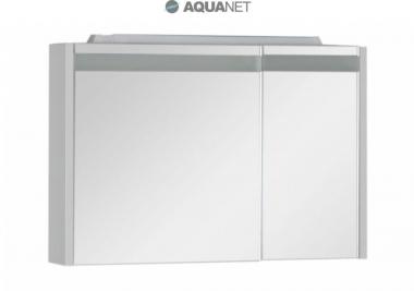  Зеркальный шкаф Aquanet Лайн 90 L камерино со светильником 165582	