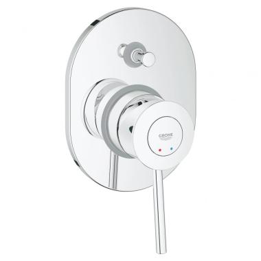 Однорычажный смеситель для ванны Grohe BauClassic 29047000	