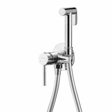 Смеситель ABBER Wasser Kreis AF8125 с гигиеническим душем, хром	