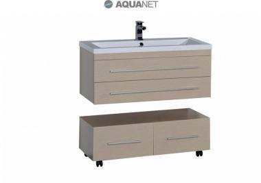 Мебель для ванной тумба Aquanet Нота 100 005 светлый дуб 171497	