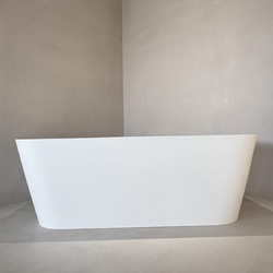 Ванна из искусственного камня ABBER Stein AS9682 белая матовая