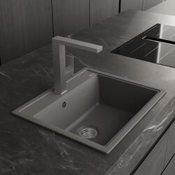 Кухонная мойка ABBER Quarz AQ2902G серый