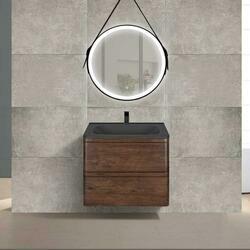 База под раковину Vico 600 подвесная, 2 выкатных ящика soft close, R.Wood