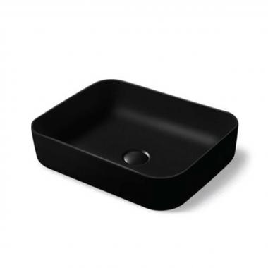 Раковина керамическая Vincea VBS-105MB, 500*410*130, накладная, цвет матовый черный	