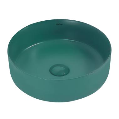 Раковина накладная ABBER Bequem AC2108MBG темно-зеленая матовая	