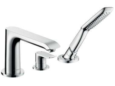 Однорычажный смеситель для ванны Hansgrohe Metris 31190000	
