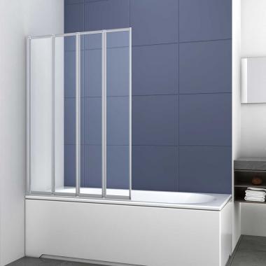 Душевая шторка на ванну VSB-31100CL, 1000*1400, хром, стекло прозрачное Vincea VSB-31100CL	