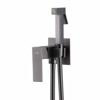 Смеситель ABBER Daheim AF8226NG с гигиеническим душем, никель	