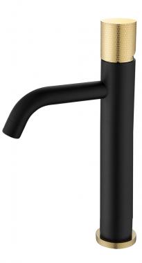 Смеситель STICK для умыв. выс. BLACK TOUCH GOLD_Комплект	