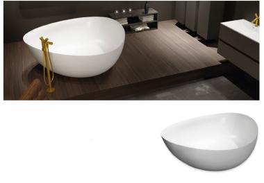 Отдельно стоящая ванна Riho Ovideo 160x160	