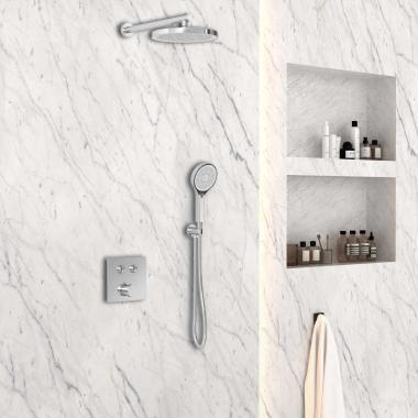 Душевой комплект VSFW-4212CH встраиваемый, 2 режима, хром	