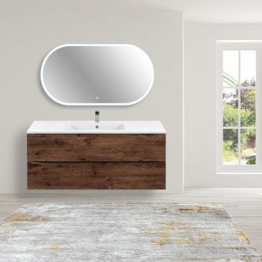 База под керамическую раковину Mia 1200 подвесная, 2 выкатных ящика soft close, R.Wood	