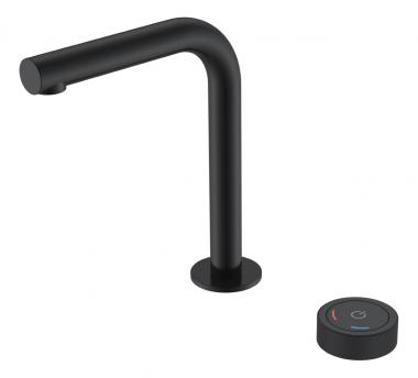 Смеситель автоматический для раковины на 2 отв. TECH BLACK	