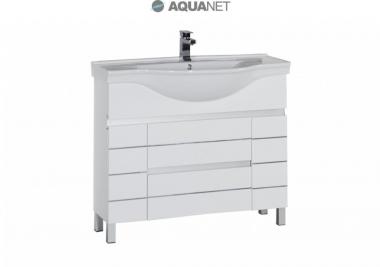 Мебель для ванной тумба Aquanet Доминика 100 белая 171688 (171688 )	