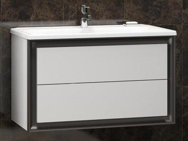 Мебель для ванной тумба Opadiris Капри 80 белый глянцевый	