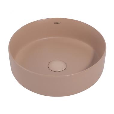 Раковина накладная ABBER Bequem AC2108MBB бежевая матовая	