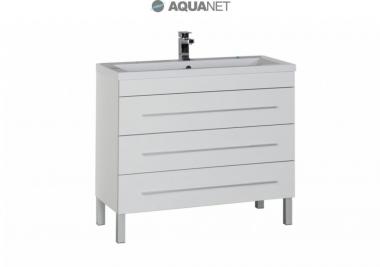 Мебель для ванной тумба Aquanet Верона 100 белая 178471	