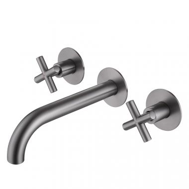 Смеситель ABBER Wasser Kreis AF81121NG для раковины скрытого монтажа, никель	