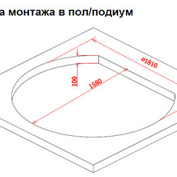 Акриловая ванна Gemy G9053 O