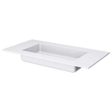 QUATRO 100 раковина-моноблок WHITE	