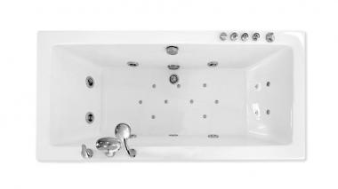 Отдельно стоящая ванна Salini Orlando S-Sense, глянцевый 170x70	