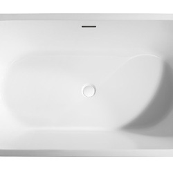Акриловая ванна ABBER AB9257-1.5 R белая