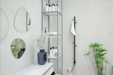 Полотенцесушитель электрический Vincea VTD-1DGE 15х140, графит, таймер	