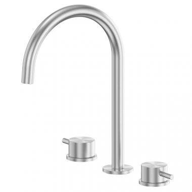 Смеситель ABBER Wasser Kreis 316 AF8108BST-M для раковины, сталь брашированная	