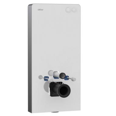 Инсталляционный модуль внешнего монтажа ABBER AC0107MW для подвесного унитаза, белый	