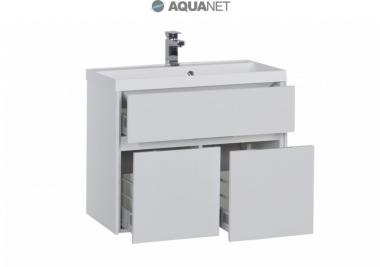 Мебель для ванной тумба Aquanet Латина 80 белое 179638	