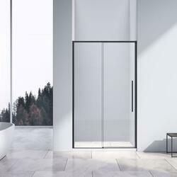Душевая дверь Slim-N VDS-4SN140CLB, 1400, черный, стекло прозрачное