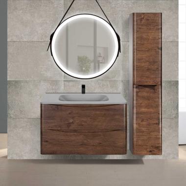 База под раковину Paola 800 подвесная, 2 выкатных ящика soft close, R.Wood	