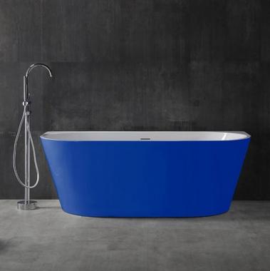 Акриловая ванна ABBER AB9216-1.7DB синяя	