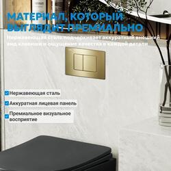 Кнопка смыва ABBER AC0120MMG золото матовое