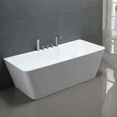 Ванна акриловая Vincea VBT-425-1700 1700*800*600, цвет белый, щелевой перелив	