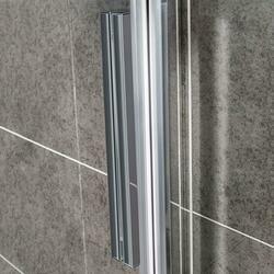 Душевая дверь Slim-U VDS-2SU120CLB, 1200, м.черный, стекло прозрачное