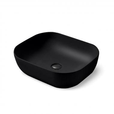 Раковина керамическая Vincea VBS-101MB, 500*400*140, накладная, цвет матовый черный,	