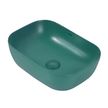 Раковина накладная ABBER Rechteck AC2200MBG темно-зеленая матовая	