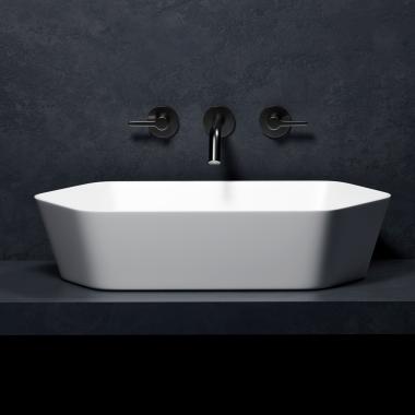 Раковина накладная ABBER Rechteck AC2223 белая