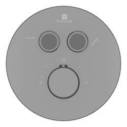 Душевой комплект Inspire VSFW-3I22MT2GM встраиваемый, термостат, двухрежимный, вороненая сталь