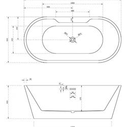 Акриловая ванна ABBER AB9299-1.6 белая